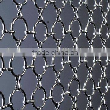 New design China lutong metal ring mesh for architectural interior decoration