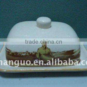 ceramic butter dish with lid