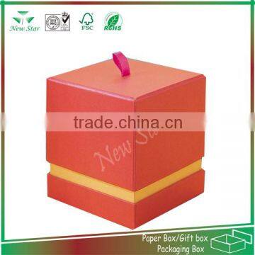 square candle paper box,paper candle box