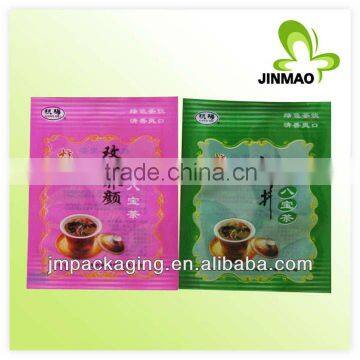 Health and eco-friendly three-side sealed tea bag