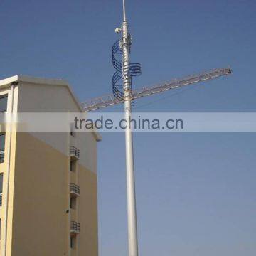 GMS landscape communication Antenna tower manufacuter hot dip galvanization