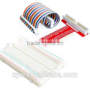 Raspberry Pi 3&Raspberry Pi 2 Model B plus T cobbler expansion DIY kit (GPIO cable + breadboard + GPIO T-adapter plate)