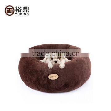 Round shape cat bed /cat house manufacturer/fleece dog bed