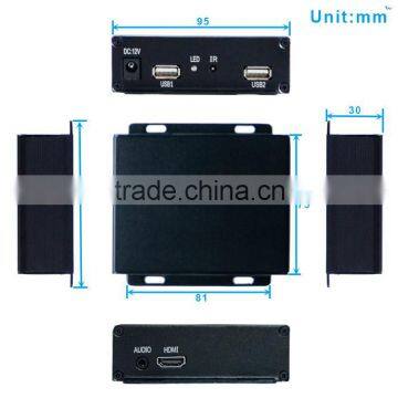 New Hot Sex Nand Flash 8G hd 1080p Decode Digital Media Player Box Video Wall Controller photo-4