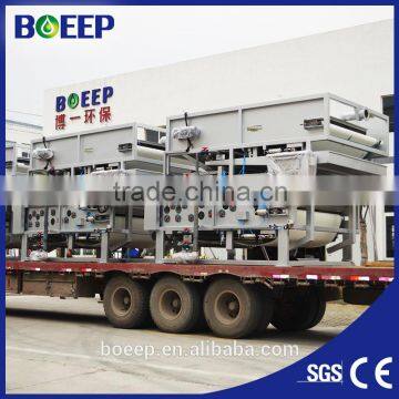Gravity Rotary Thickening Belt Filter Press Machine for Sludge Dewatering