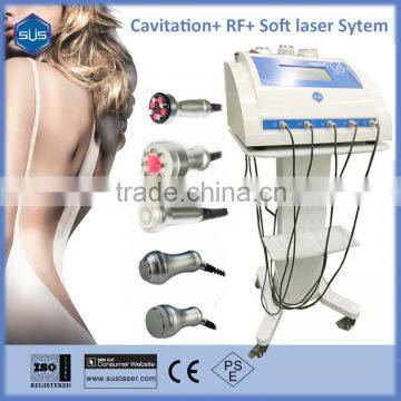 Mini Portable Laser + Cavitation Ultrasound Weight Loss Machines +rf + Vacuum Cavitation Slimming Machine Skin Lifting