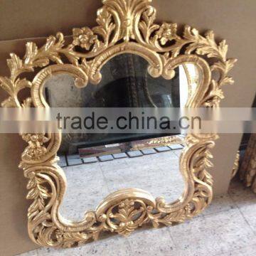 gold frame mirror