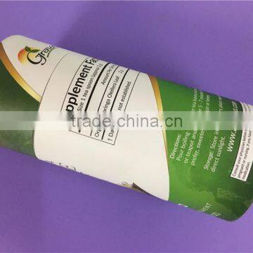 Loose tea paper tube packing