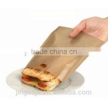 2016 New Product Reusable Toast Bag Black Color No Fuss No Mess Cookie Bag Brown Color Bag