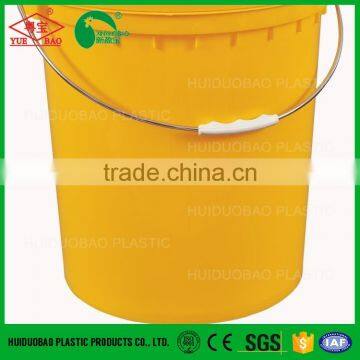 Yellow Plastic Bucket 30L for Construction photo-4
