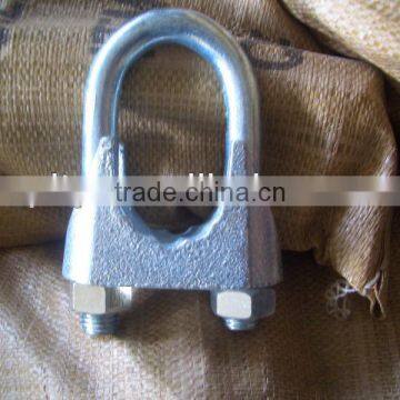 US type malleable wire rope clip rigging clamp