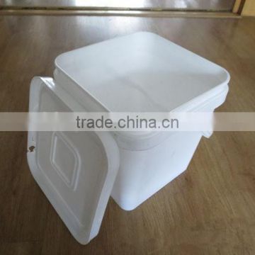 10L PP Plastic square barrel