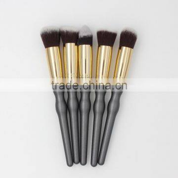 10pcs Gray Frosted Makeup Brushes Curve Design Popularity photo-4