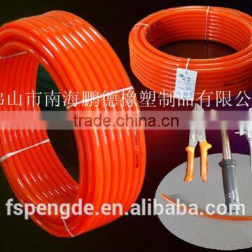 Smooth Surface Orange PU Round Belt