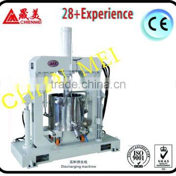 Multifunction hydraulic presser/presser and estruder/stong dispersing machine for glue and paint