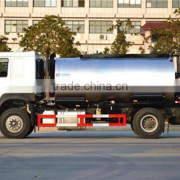 China Heay Duty Sinotruck Howo Heated Asphalt Tanker Truck With Left Hand Drive and RHD photo-3