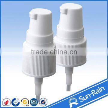 ISO9001 popular cosmetic pump dispenser treatment pump for skin care