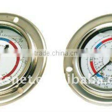 Steel Flange filled Compound Gauge