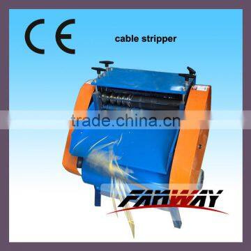 Cable stripping and recycling machine wtih low cost