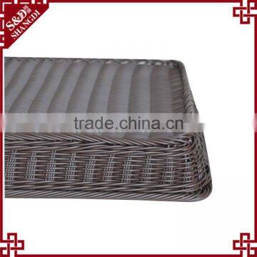 Supermarket Plastic Rattan Woven Banneton Proofing Basket Under Shelf photo-3
