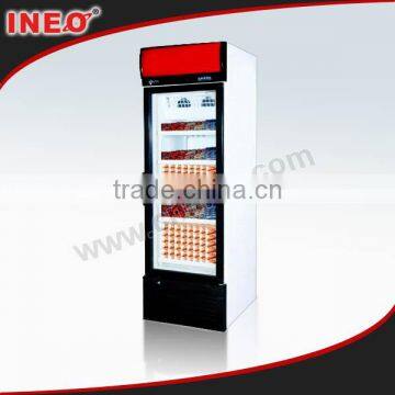 Stainless Steel Upright Freezer Showcase/Drink Showcase/Ice Cream Showcase Freezer