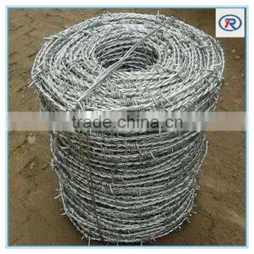 galvanized barbed wire