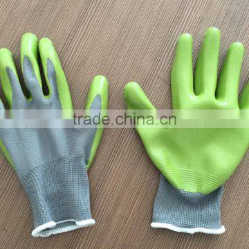 Nitrile Coated Nylon Work Gloves Size 9 EU photo-3
