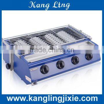 4 Small Head Gas Barbecue Grill Machine for Commercial Use photo-4