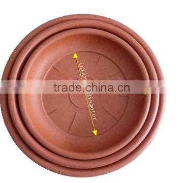 Hot sales plastic flower pot saucers plates for round pots