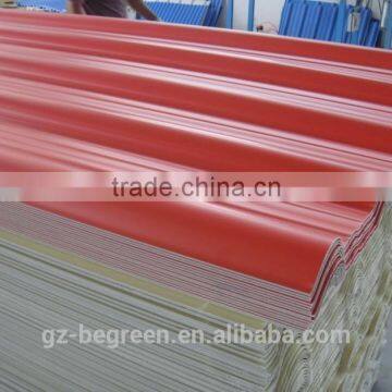 Totally Extrusion Technolgy Corrugated PVC Plastic Sheet for Roofing Panel photo-3