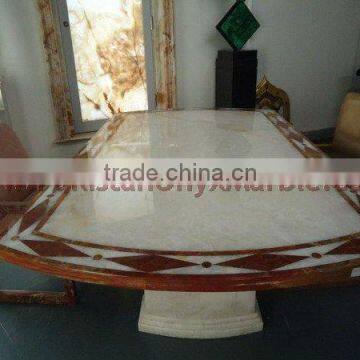 modern custom design onyx table