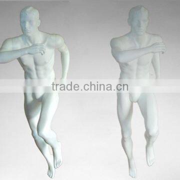 Male Running Realistic Strong Athletic Fiberglass Mannequin Display For Sale photo-4