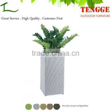 YH-8238 Garden Furniture Flowerpot Resin Rattan Garden Planters