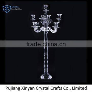 New products unique design european style crystal candelabra manufacturer sale