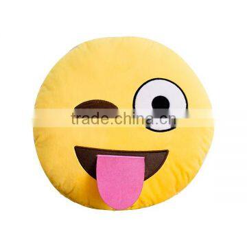 Custom PP Cotton Kid Toys Emoticon Plush Emoji Pillow