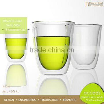 Handmade High Quality Borosilicate Ice Beer Glasses For Sale photo-4