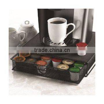 New Hot Metal Mesh 36K- Cup Capacity Coffee Cup Pod Drawer Holder Tea Cup Capsule Metal Holder photo-5