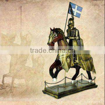 Retro Armor Samurai Armor Metal Knight Statues photo-4