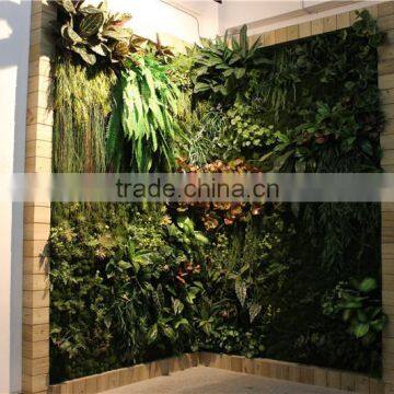 Fake Plant Free Combination Grass Flower Green Wall for Hotel Office Decoration photo-4