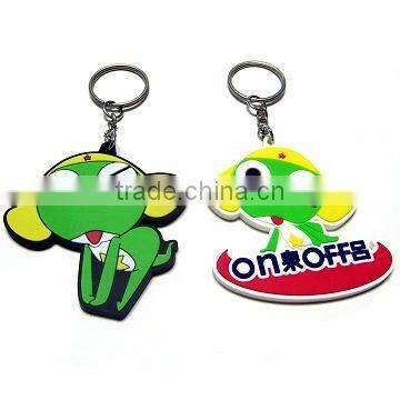 3D rubber keychain