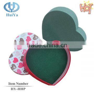 22*22*4cm Heart Shape Flower Box Floral Foam