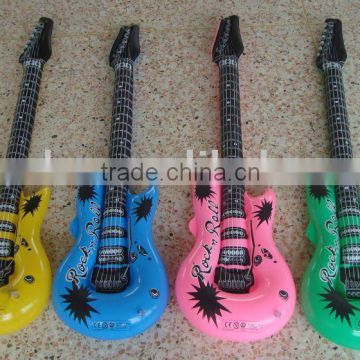 PVC inflatable guitar shape advertising logo printed ballon