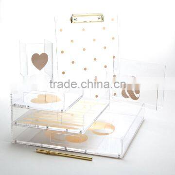 China Manufacturer Customized Clear Stacking Acrylic Trays