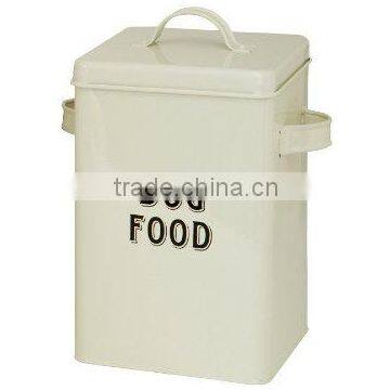 Wholesale Galvanized Metal Pet Food Storage Box With Shovel photo-2