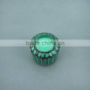 Home Decorative Table Top Elegant Blue Ceramic Tealight Candle Holders Wholesale photo-2