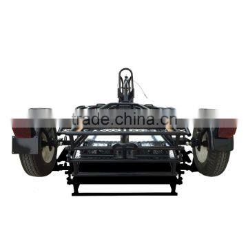 Folding Single RAIL Motorcycle Enclosed Trailer Used for Harley Honda Gold Wing Motorbike With Accessory photo-4