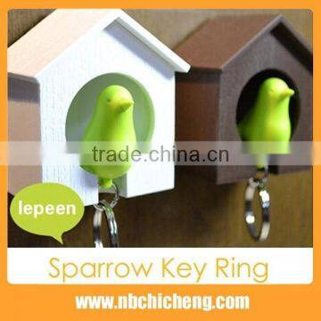 Plastic House Shaped Keychain photo-2