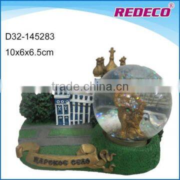 Resin customized globe souvenir for tourist