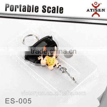 Mini Portable Hanging Electronic Digital Cartoon Luggage Weighing Scale 40kg photo-3