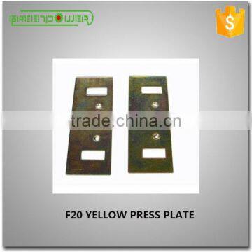 F20 electric planer yellow press plate AB washer